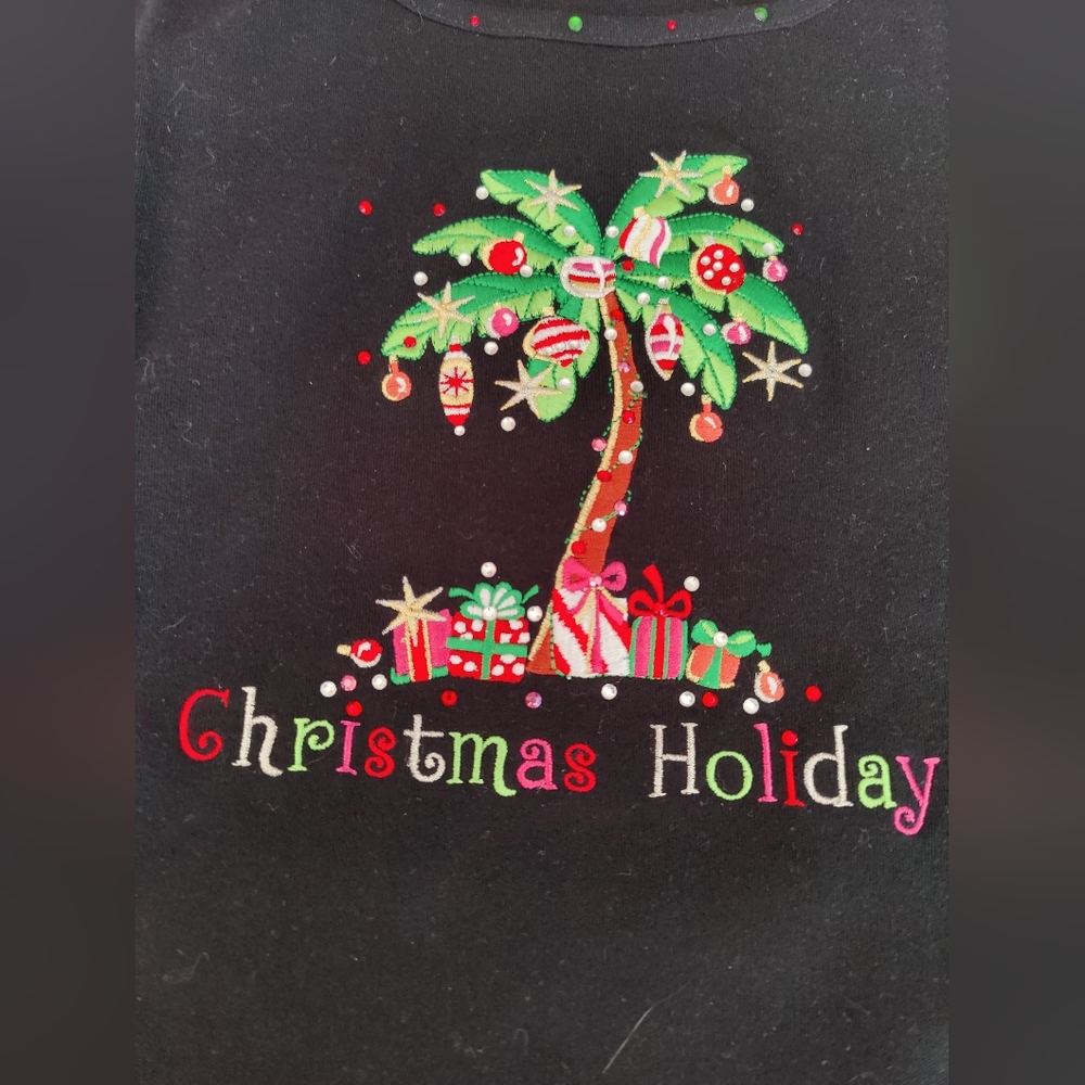Nwt quacker factory black Christmas shirt 2x